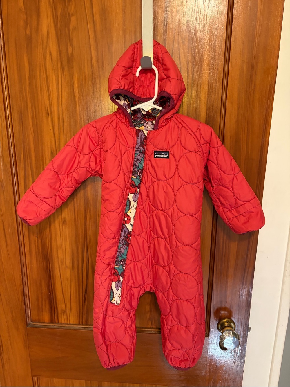 Patagonia Infant Reversible Floral Bunting
